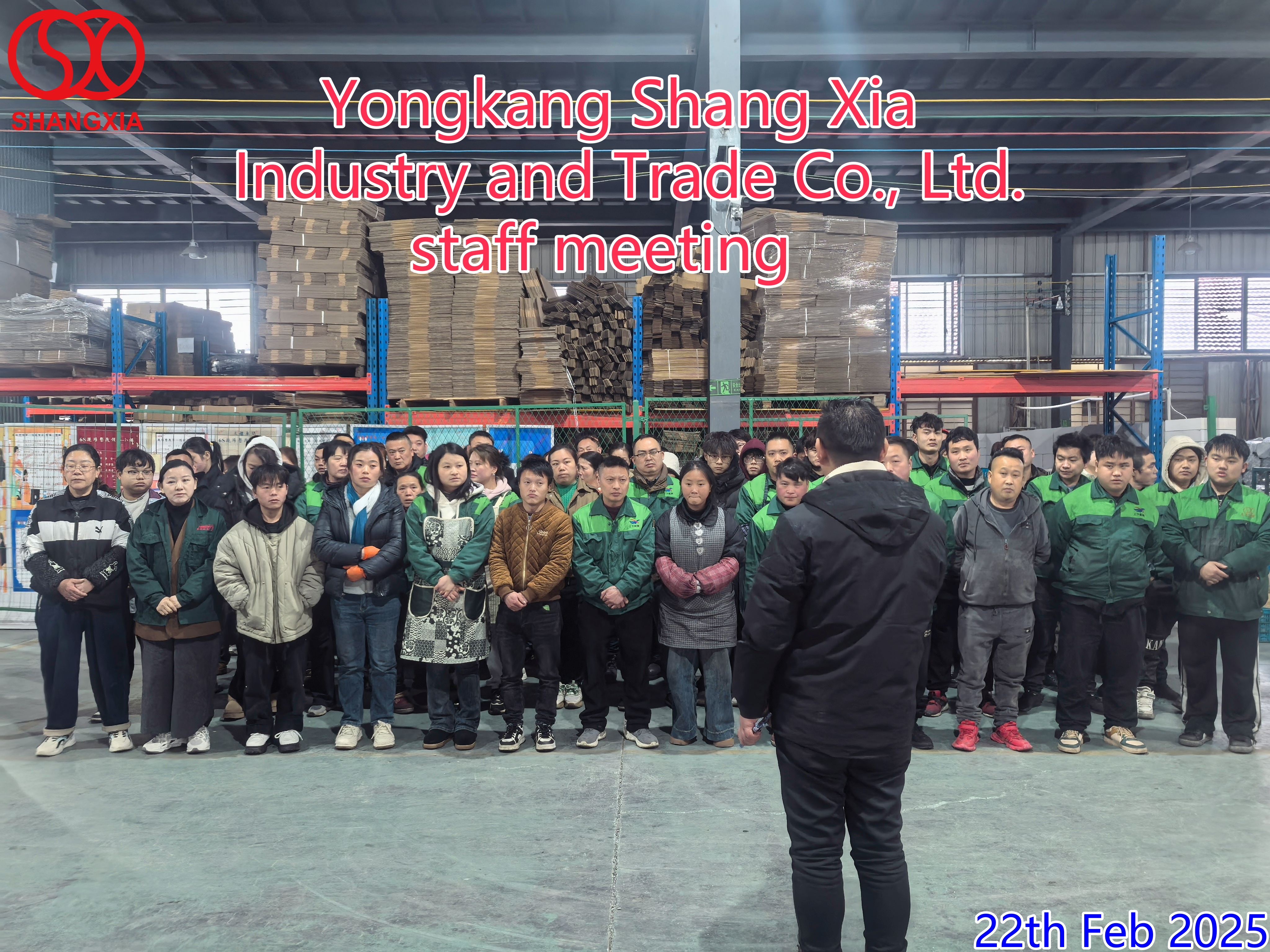 Yongkang Shang Xia Industry and Trade Co., Ltd. 2025 személyzeti találkozó