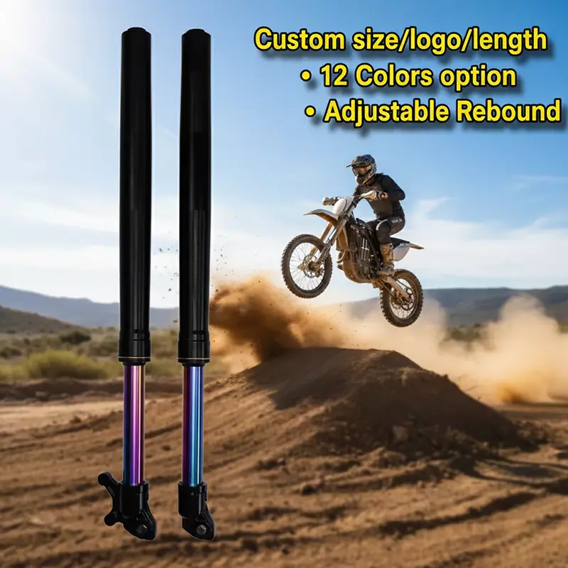630 mm-es frissítés Állítsa be a Rebound Forks motorkerékpár lengéscsillapítóját